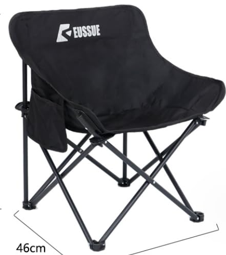 ブラック キャンプ 椅子 アウトドアチェア キャンプ椅子 折りたたみ式 収納バッグ付【耐荷重120kg】軽量 折りたたみ コンパクト インテリア 庭 キャンピング グランピング キャンプ用品の通販は