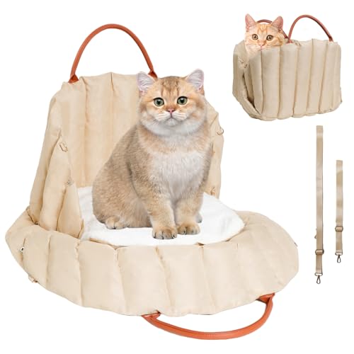 Ovege ペット用ドライブシート 小型犬・猫用 ペット用ドライブシート 車 犬 シート ペットベッド 犬 おしゃれ 便利の通販は