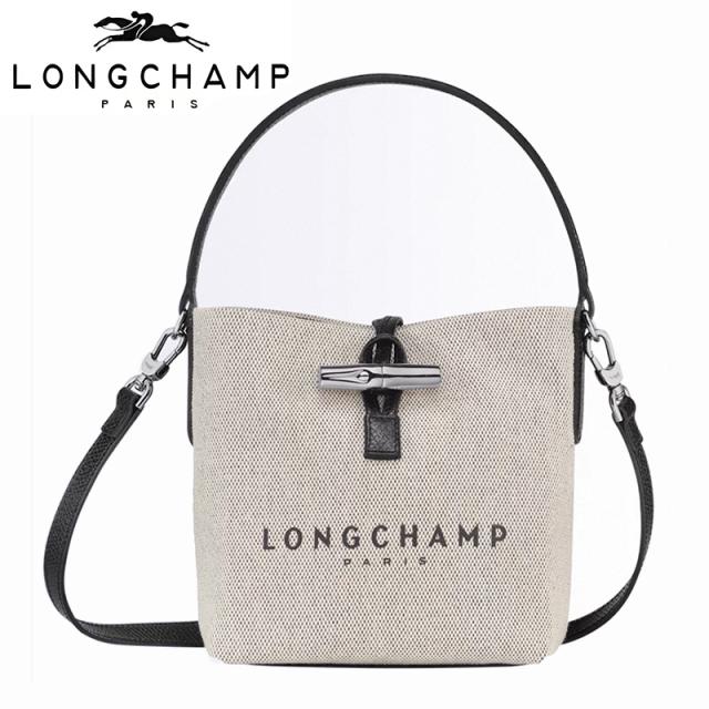 ロンシャン☆トートバッグ ロゾ キャンバス ショルダー エクリュ LONGCHAMP - 新品 ロンシャン LONGCHAMP トートバッグ ロゾ