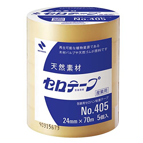 ニチバン セロテープ 大巻 24mm幅 70ｍ巻 5巻入 405-24×70