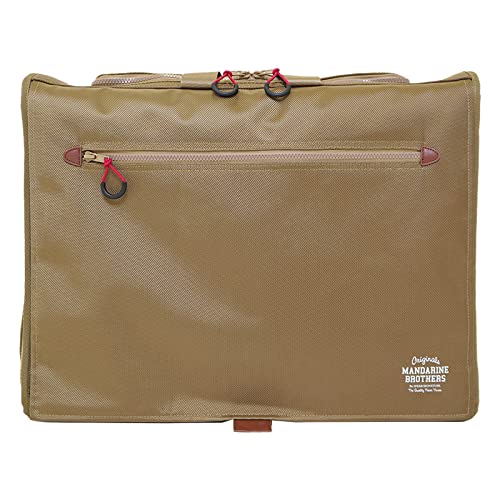 MANDARINE BROTHERS マンダリンブラザーズ ブリクストンキャリーバックパック ワイド M ブラウンの通販は 15,054円