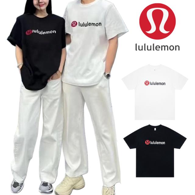 lululemon(ルルレモン) Tシャツ 半袖 メンズ レディース Logo T-Shirt ロゴ Tシャツ ブラック/ホワイト [送料無料]
