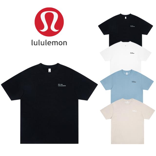 lululemon(ルルレモン) Tシャツ 半袖 メンズ レディース Logo T-Shirt ロゴ Tシャツ ブラック/ホワイト [送料無料]