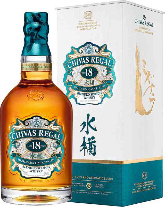 シーバスリーガル 18年 ミズナラ カスク フィニッシュ ギフト箱入り【ウイスキー イギリス 700ml】【ギフトBox入り】の通販は