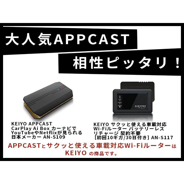 KEIYO WI-FIルーター 車載対応Wi-Fiルーター バッテリーレス USB電源
