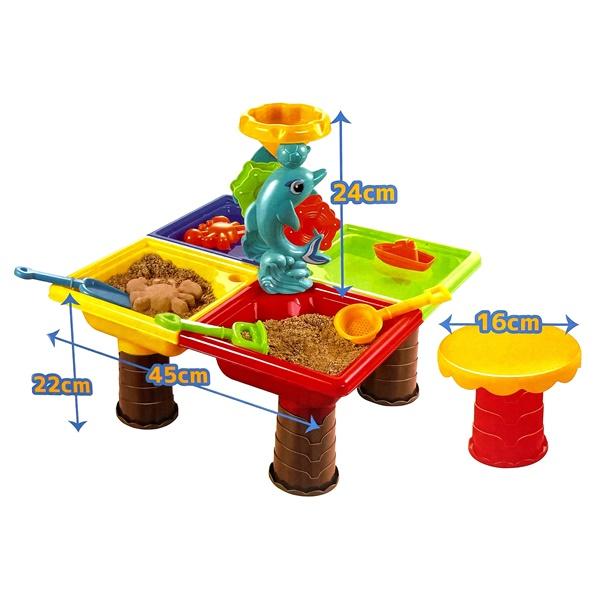 ウォーターテーブル　サンドテーブル　知育玩具　水遊びプール　屋外 ウォーターテーブル 幼児用 ウォータープレイ サンドテーブル