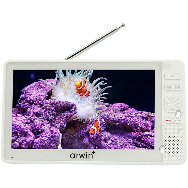 アーウィン 7インチ 防水 テレビ付きラジオ フルセグ ワンセグ IPX6 お風呂用 TV FM/AM ポケットTV 携帯テレビ 防災ラジオ AWT-70WH マルチファンクション_7