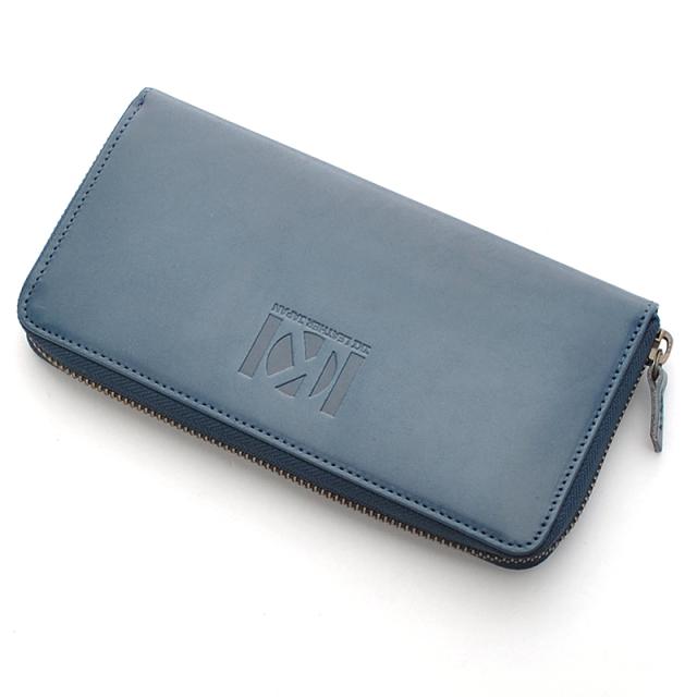 栃木レザー ラウンド財布 長財布 V.A.ブォーノアニリンラウンド