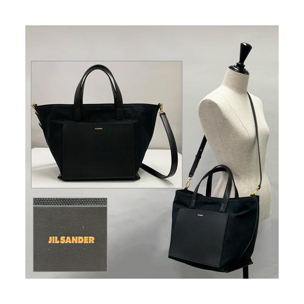 ジルサンダー トートバッグ ワンダースクエア スモール　レディース　BLACK J07WD0026P4863　JIL SANDER Gift ブランド ショップ