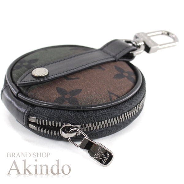 【未使用】ルイヴィトン ヴァージルアブロー バッグチャーム モノグラムカモフラージュ ポルトクレ ポーチ ナイロン カーキ MP2711 未使用】ルイヴィトン ヴァージルアブロー バッグチャーム モノグラム