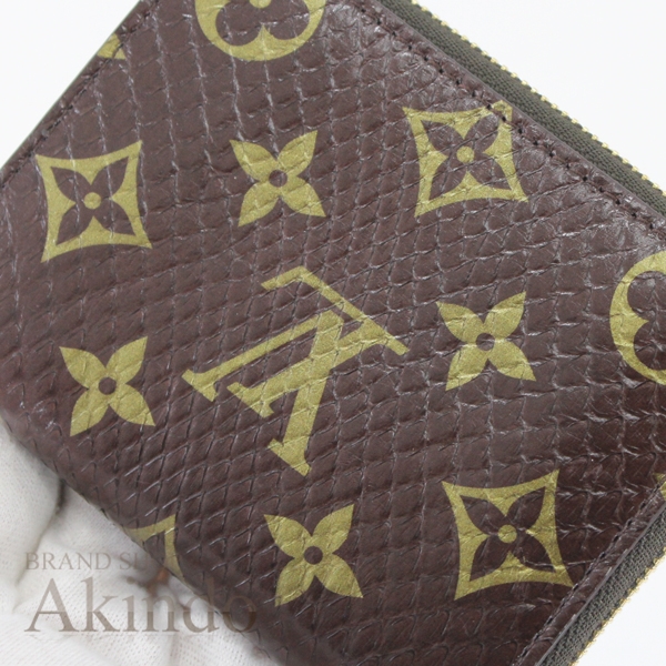 ルイヴィトン 財布 コインケース モノグラム パイソン ジッピー コイン