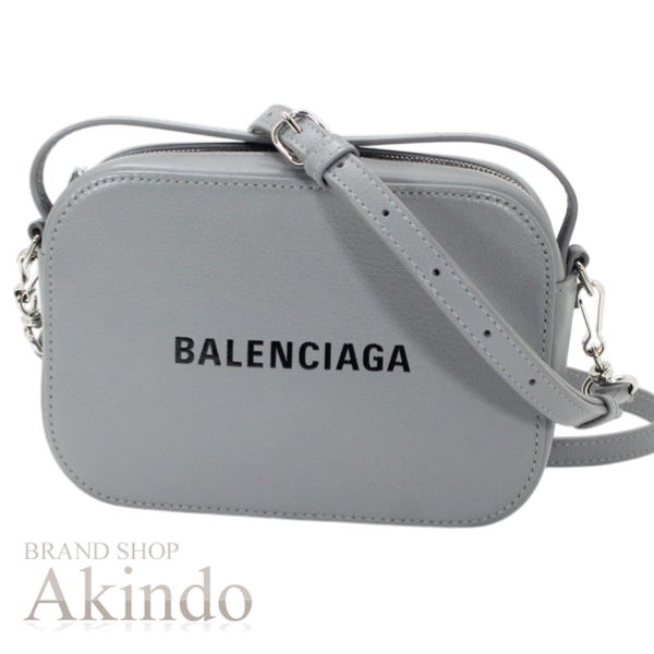 バレンシアガ ショルダーバッグ エブリデイ カメラバッグ XS クロスボディ 608653 グレー BALENCIAGA メンズ レディース 斜め掛け ブランド プレゼント ギフト