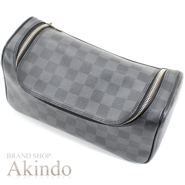 ルイヴィトン セカンドバッグ トワレポーチ ダミエ・グラフィット 黒