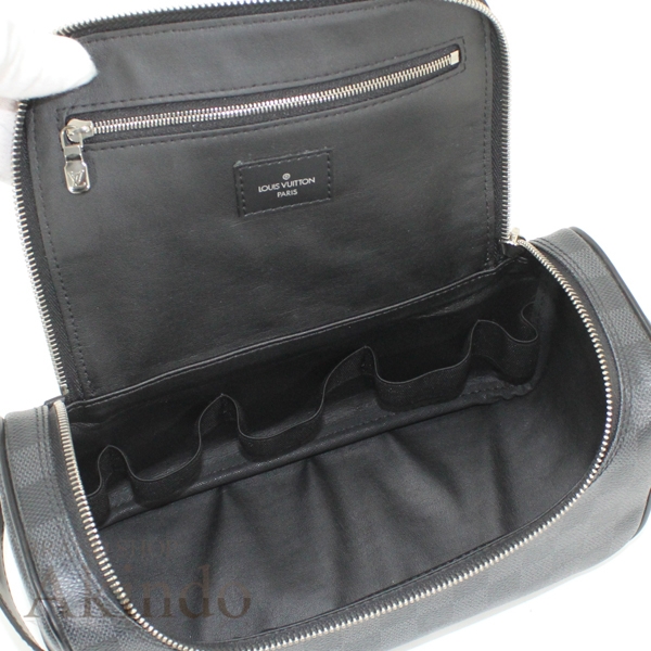 ルイヴィトン セカンドバッグ トワレポーチ ダミエ・グラフィット 黒