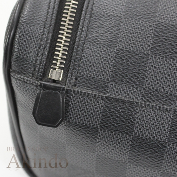 ルイヴィトン セカンドバッグ トワレポーチ ダミエ・グラフィット 黒