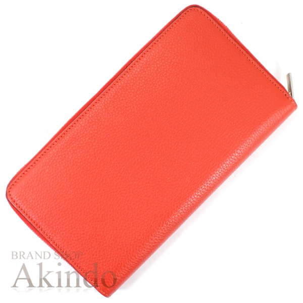 未使用】セリーヌ 長財布 ラウンドファスナー ジップドウォレット グレ  