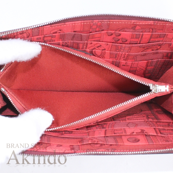 エルメス 長財布 アザップロングシルクイン ラウンドファスナー ジップ