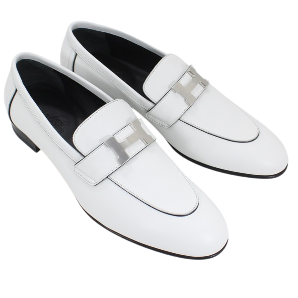 新品】エルメス HERMES ローファー モカシン パリ #37 1/2 サイズ37 1