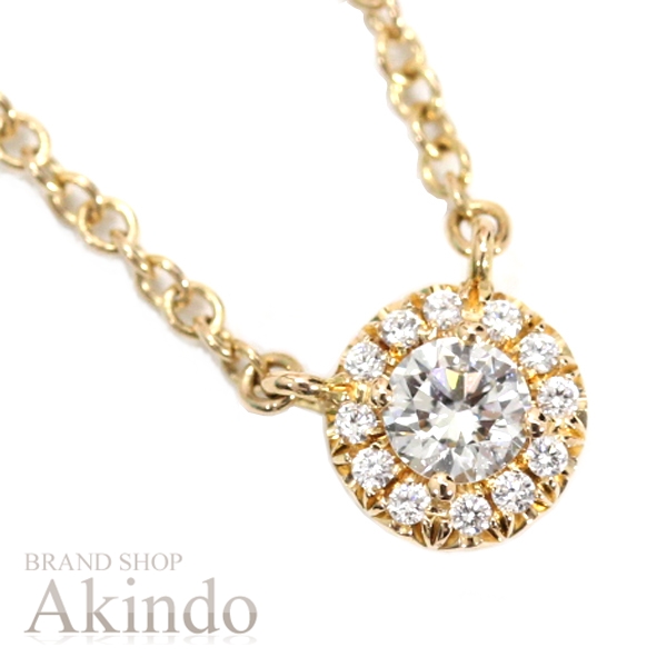 【新品同様】ティファニー ネックレス ソレスト ダイヤモンド K18 PG ピンクゴールド ローズゴールドRG レディース TIFFANY＆Co. ペンダント ブランド 人気 プレゼント ギフト ジュエリーの通販は 178,000円