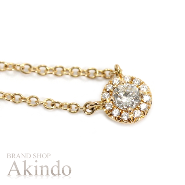 【新品同様】ティファニー ネックレス ソレスト ダイヤモンド K18 PG ピンクゴールド ローズゴールドRG レディース TIFFANY＆Co. ペンダント ブランド 人気 プレゼント ギフト ジュエリー 新品同様】ティファニー ネックレス ソレスト ダイヤモンド K18 PG
