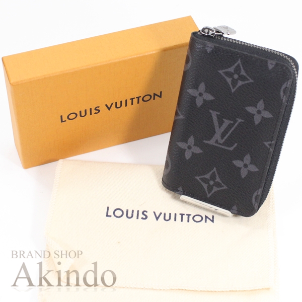 【新品】ルイヴィトン 財布 小銭入れ コインケース モノグラム・エクリプス ジッピー コインパース ヴェルティカル ラウンドファスナー ブラック黒 メンズ M81662 コンパクトウォレット ミニ財布 LOUIS VUITTON ビトン ブランド プレゼント ギフト_8