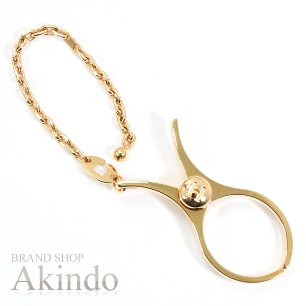 HERMES エルメス　グローブホルダー　ローズゴールド 新品】エルメス グローブホルダー フィルー ピンクゴールド ローズ