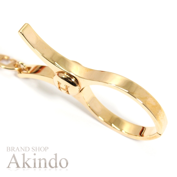 HERMES エルメス　グローブホルダー　ローズゴールド 新品】エルメス グローブホルダー フィルー ピンクゴールド ローズ