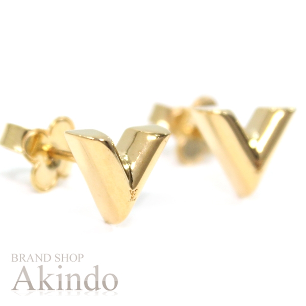 ルイヴィトン ピアス・エッセンシャルV レディース ゴールド LV
