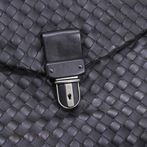 ボッテガヴェネタ　ビジネスバッグ　イントレチャート　A4可能　レザー　ブラック BOTTEGA VENETA - ボッテガ・ヴェネタ BOTTEGAVENETA バッグ