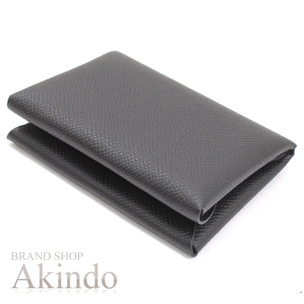 新品】エルメス カードケース コインケース 財布 カルヴィ デュオ 黒