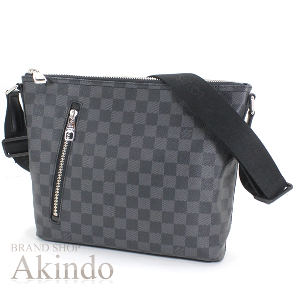 【新品・未使用】ルイヴィトン ショルダーバッグ ミック PM ダミエ グラフィット 斜め掛け メッセンジャーバッグ メンズ N41211 黒 ブラック LOUIS VUITTON 便利 ブランド 定番 人気 プレゼント ギフト