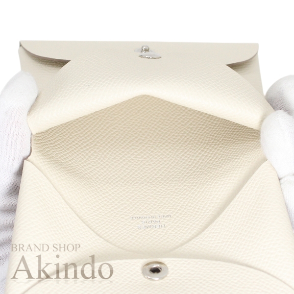 【新品】エルメス カードケース コインケース 財布 カルヴィ デュオ クレ エプソン 二つ折り財布 小銭入れ レザー HERMES メンズ レディース カードホルダー カード入れ 本革 2つ折り コンパクト 薄い ビジネス スリム シンプル ブランド プレゼント_8