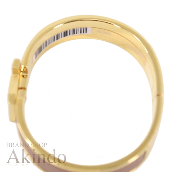 【新品】エルメス ブレスレット メンズ バングル Hブレス クリックHH マットゴールド 茶 ブラウン HERMES サテン仕上げ ブランド 定番 人気 プレゼント ギフト ファッションアイテム オシャレ_9