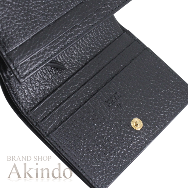 新品・未使用】グッチ 二つ折り財布 コンパクトウォレット GG