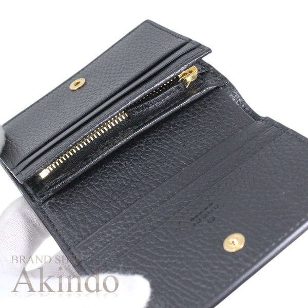 新品・未使用】グッチ 二つ折り財布 コンパクトウォレット GG