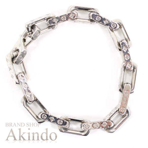 ルイヴィトン LOUIS VUITTON コリエ モノグラム L M64224 シルバー