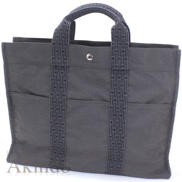 【新品・未使用】エルメス バッグ エールライン トート MM トートバッグ ハンドバッグ グレー メンズ レディース ユニセックス プレゼント HERMES 便利 万能 ブリーフ ビジネス 普段 カジュアル