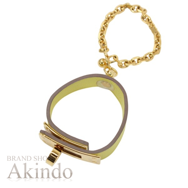 エルメス ケリー グローブホルダー ケリー イエロー ゴールド金具