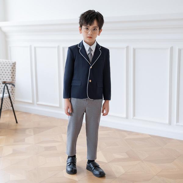 卒業式 スーツ 6点セット 入学式 卒園式 セットアップ フォーマル キッズ 男の子 女の子 子供服 ジャケット ボーイズスーツ 発表会 冠婚葬祭_10