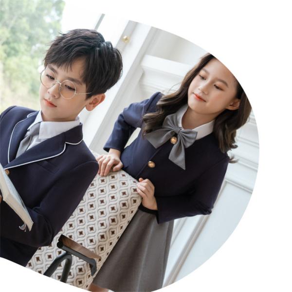 卒業式 スーツ 6点セット 入学式 卒園式 セットアップ フォーマル キッズ 男の子 女の子 子供服 ジャケット ボーイズスーツ 発表会 冠婚葬祭_3