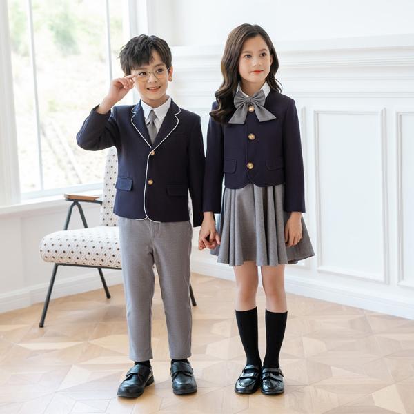 卒業式 スーツ 6点セット 入学式 卒園式 セットアップ フォーマル キッズ 男の子 女の子 子供服 ジャケット ボーイズスーツ 発表会 冠婚葬祭_9