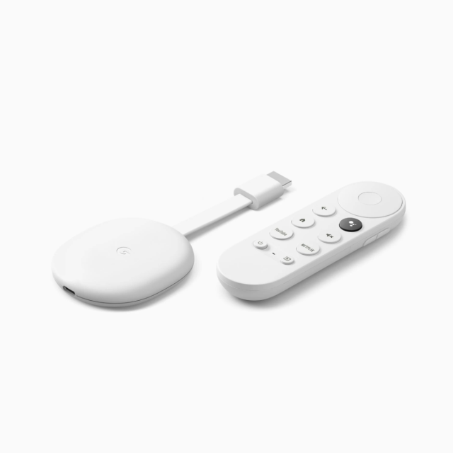 Google GA01919-JP WHITE クロームキャスト　4K GOOGLE Chromecast with Google TV snow GA01919-JP の通販 - カテゴリ