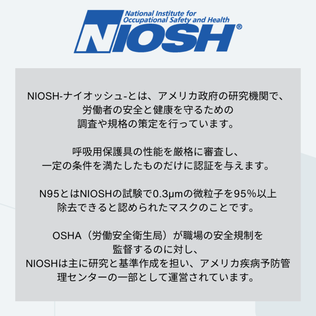 N95 マスク 医療用 個包装 100枚 頭掛け 不織布 NIOSH 調整可能 立体 クーメディカルジャパン_2