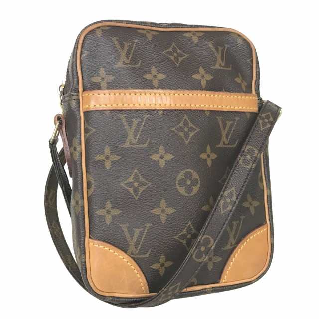 LOUIS VUITTON ルイヴィトン ダヌーブ スリングバッグ ショルダーバッグ レディース モノグラムキャンバス ブラウン 斜め掛け 肩掛け 茶