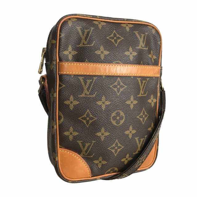 LOUIS VUITTON ルイヴィトン ダヌーブ スリングバッグ ショルダーバッグ レディース モノグラムキャンバス ブラウン 斜め掛け 肩掛け 茶