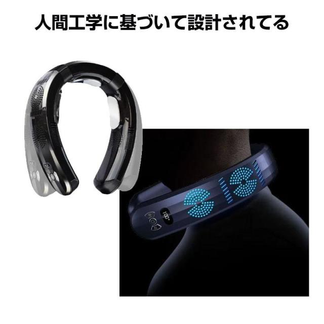 ネッククーラー 首掛け 3つ冷却プレート 6000mAh大容量 羽なし 首かけクーラー 静音 携帯 暑さ対策 ひんやり 首を冷やす グッズ