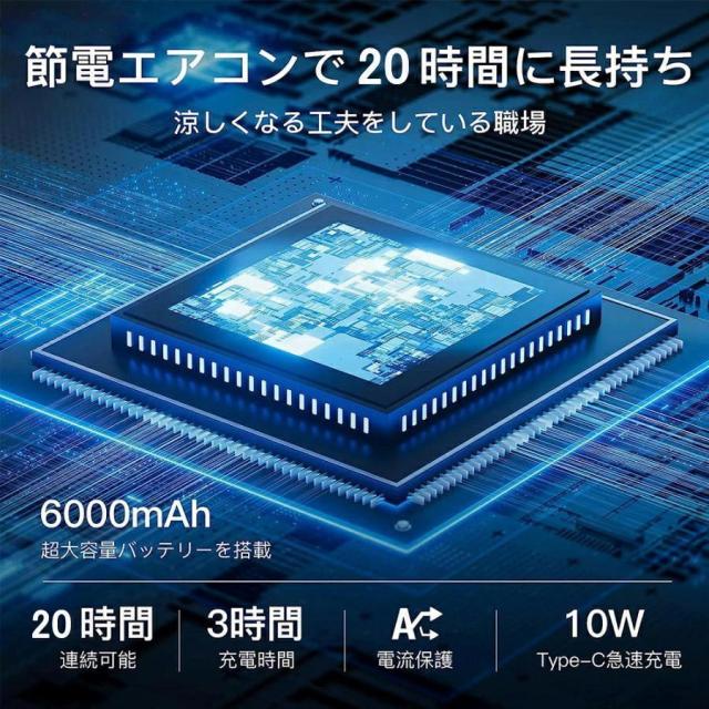 ネッククーラー 首掛け扇風機 携帯用扇風機 3つ冷却プレート 半導体冷却 dcモーター 羽なし 冷房/暖房 ネックヒーター 静音 サーキュレータ ひんやり 冷却 2025_3