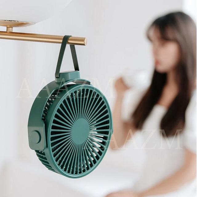 扇風機 小型 おしゃれ 吊り下げ 卓上 壁掛け扇風機 アウトドア サーキュレーター DCモーター USB充電 LEDライト 2段ベッド テント キャンプ 夏用 暑さ対策グッズ