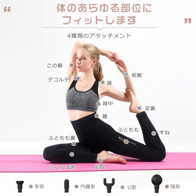 ハンディマッサージ器 小型 筋膜リリースガン MINI フットマッサージャー 足裏 マッサージガン 小型 マッサージ機 背中 静音 リバイブミニ 人気 誕生日 ギフト
