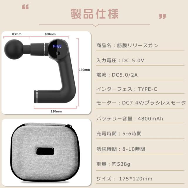 ハンディマッサージ器 小型 筋膜リリースガン MINI フットマッサージャー 足裏 マッサージガン 小型 マッサージ機 背中 静音 リバイブミニ 人気 誕生日 ギフト